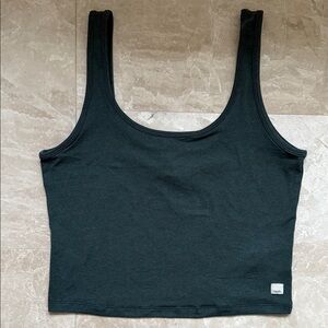 VUORI Halo Essential Women’s XL Heather Forest Green Tank Top